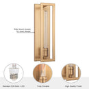 Parrot Uncle Adelman Gold 1-Light Decorative Dimmable Wall Sconce (AD801G)