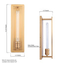 Parrot Uncle Adelman Gold 1-Light Decorative Dimmable Wall Sconce (AD801G)