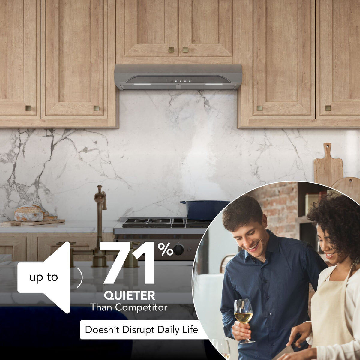 Broan-NuTone Alta 30-Inch 490 CFM 3-Speed Convertible Under Cabinet Range Hood in Stainless Steel (ALT3304SS)