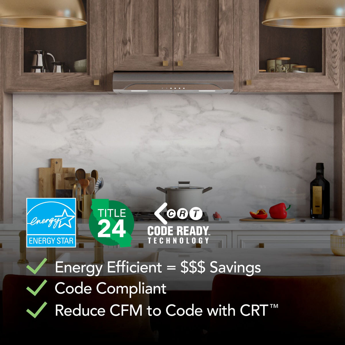 Broan-NuTone Alta 30-Inch 640 CFM Convertible Under Cabinet Range Hood in Stainless Steel (ALT4306SS)
