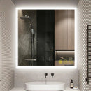 Parrot Uncle SmartGlow Dimmable LED Frameless Anti-Fog Bathroom Vanity Mirror
