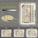 Parrot Uncle GlareGuard Anti-Fog Bathroom Led Mirror Backlit Illuminated Mirror Touch Switch Dimmable