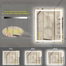Parrot Uncle GlareGuard Anti-Fog Bathroom Led Mirror Backlit Illuminated Mirror Touch Switch Dimmable