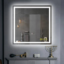 Parrot Uncle GlareGuard Anti-Fog Bathroom Led Mirror Backlit Illuminated Mirror Touch Switch Dimmable