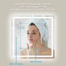 Parrot Uncle GlareGuard Anti-Fog Bathroom Led Mirror Backlit Illuminated Mirror Touch Switch Dimmable