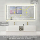 Parrot Uncle GlareGuard Anti-Fog Bathroom Led Mirror Backlit Illuminated Mirror Touch Switch Dimmable