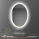 Parrot Uncle Lumina Mirror in Oval Frameless with LED Anti-Fog Dimmable Bathroom Vanity Mirror