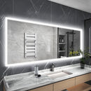 Parrot Uncle SmartGlow Dimmable LED Frameless Anti-Fog Bathroom Vanity Mirror