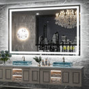 Parrot Uncle GlareGuard Rectangular Anti-Fog Dimmable Backlit LED Bathroom Vanity Mirror