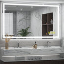 Parrot Uncle GlareGuard Rectangular Anti-Fog Dimmable Backlit LED Bathroom Vanity Mirror