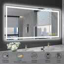 Parrot Uncle GlareGuard Rectangular Anti-Fog Dimmable Backlit LED Bathroom Vanity Mirror