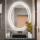 Parrot Uncle SmartReflex Oval LED Mirror Backlit 3000K-6400K Frameless Anti-Fog Dimmable Bathroom/Vanity Mirror