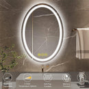 Parrot Uncle SmartReflex Oval LED Mirror Backlit 3000K-6400K Frameless Anti-Fog Dimmable Bathroom/Vanity Mirror