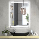 Parrot Uncle GlareGuard Rectangular Anti-Fog Dimmable Backlit LED Bathroom Vanity Mirror