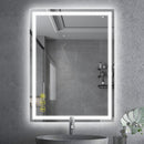 Parrot Uncle GlareGuard Rectangular Anti-Fog Dimmable Backlit LED Bathroom Vanity Mirror
