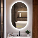 Parrot Uncle BrightView Oval Frameless LED Anti-Fog Dimmable Bathroom Vanity Mirror