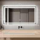 Parrot Uncle GlareGuard Anti-Fog Bathroom Dimmable Led Mirror Backlit Illuminated Mirror Touch Switch