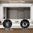 Parrot Uncle GlareGuard Anti-Fog Bathroom Dimmable Led Mirror Backlit Illuminated Mirror Touch Switch