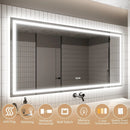 Parrot Uncle GlareGuard Anti-Fog Bathroom Dimmable Led Mirror Backlit Illuminated Mirror Touch Switch
