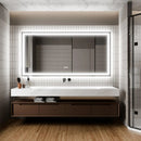 Parrot Uncle GlareGuard Anti-Fog Bathroom Dimmable Led Mirror Backlit Illuminated Mirror Touch Switch
