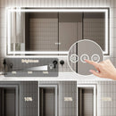 Parrot Uncle GlareGuard Anti-Fog Bathroom Dimmable Led Mirror Backlit Illuminated Mirror Touch Switch