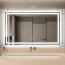 Parrot Uncle GlareGuard Anti-Fog Bathroom Dimmable Led Mirror Backlit Illuminated Mirror Touch Switch
