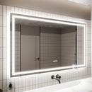 Parrot Uncle GlareGuard Anti-Fog Bathroom Dimmable Led Mirror Backlit Illuminated Mirror Touch Switch