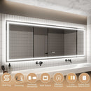 Parrot Uncle GlareGuard Anti-Fog Bathroom Dimmable Led Mirror Backlit Illuminated Mirror Touch Switch