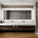 Parrot Uncle GlareGuard Anti-Fog Bathroom Dimmable Led Mirror Backlit Illuminated Mirror Touch Switch