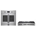 Forno 2-Piece Appliance Package - 48-Inch Spezia Gas Rangetop & French Door Wall Oven in Stainless Steel