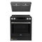 Forno Espresso 2-Piece Appliance Package - 30-Inch Induction Range and Under Cabinet Range Hood in Black with Stainless Steel Handle