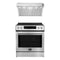 Forno Espresso 2-Piece Appliance Package - 30-Inch Induction Range and Under Cabinet Range Hood in Stainless Steel