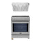 Forno 2-Piece Appliance Package - 30-Inch Induction Range, and Under Cabinet Range Hood in Stainless Steel