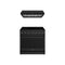 Thor Kitchen 2-Piece Appliance Package - 36-Inch Electric Range & Under Cabinet Hood in Black