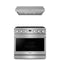 Thor Kitchen 2-Piece Appliance Package - 36-Inch Natural Gas Range & Under Cabinet Hood in Stainless Steel