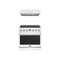 Thor Kitchen 2-Piece Appliance Package - 36-Inch Natural Gas Range & Under Cabinet Hood in White