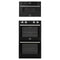 Forno 2-Piece Appliance Package - 30-Inch Vomero Double Wall Oven & 30-Inch Microwave Drawer in Black with Stainless Steel Trim