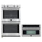 Forno 2-Piece Appliance Package - 30-Inch Vomero Double Wall Oven & 30-Inch Microwave Oven in Stainless Steel