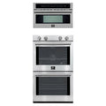 Forno 2-Piece Appliance Package - 30-Inch Vomero Double Wall Oven & 30-Inch Microwave Oven in Stainless Steel