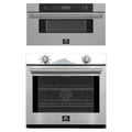 Forno 2-Piece Appliance Package - 30-Inch Vomero Wall Oven & 30-Inch Microwave Drawer in Stainless Steel