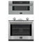 Forno 2-Piece Appliance Package - 30-Inch Vomero Wall Oven & 30-Inch Microwave Drawer in Stainless Steel