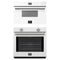 Forno 2-Piece Appliance Package - 30-Inch Vomero Wall Oven & 30-Inch Microwave Drawer in White with Stainless Steel Trim