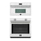 Forno 2-Piece Appliance Package - 30-Inch Vomero Wall Oven & 30-Inch Microwave Oven in White with Stainless Steel Handle