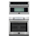 Forno 2-Piece Appliance Package - 30-Inch Vomero Wall Oven & 30-Inch Microwave Oven in Stainless Steel
