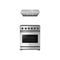 Thor Kitchen 2-Piece Appliance Package - 30-Inch Propane Gas Range & Under Cabinet Hood in Stainless Steel