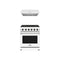 Thor Kitchen 2-Piece Appliance Package - 30-Inch Propane Gas Range & Under Cabinet Hood in White