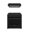Thor Kitchen 2-Piece Appliance Package - 36-Inch Natural Gas Range & Under Cabinet Hood in Black
