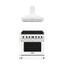 Thor Kitchen 2-Piece Appliance Package - 36-Inch Natural Gas Range & Wall Mount Hood in White