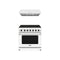Thor Kitchen 2-Piece Appliance Package - 36-Inch Propane Gas Range & Under Cabinet Hood in White