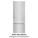 ZLINE 30 in. Refrigerator Panels in Fingerprint Resistant Stainless Steel for RBIV 30-Inch Built-in Refrigerator (RPBIV-SN-30)